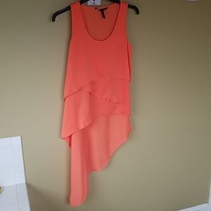 BCBG MAXAZRIA orange top